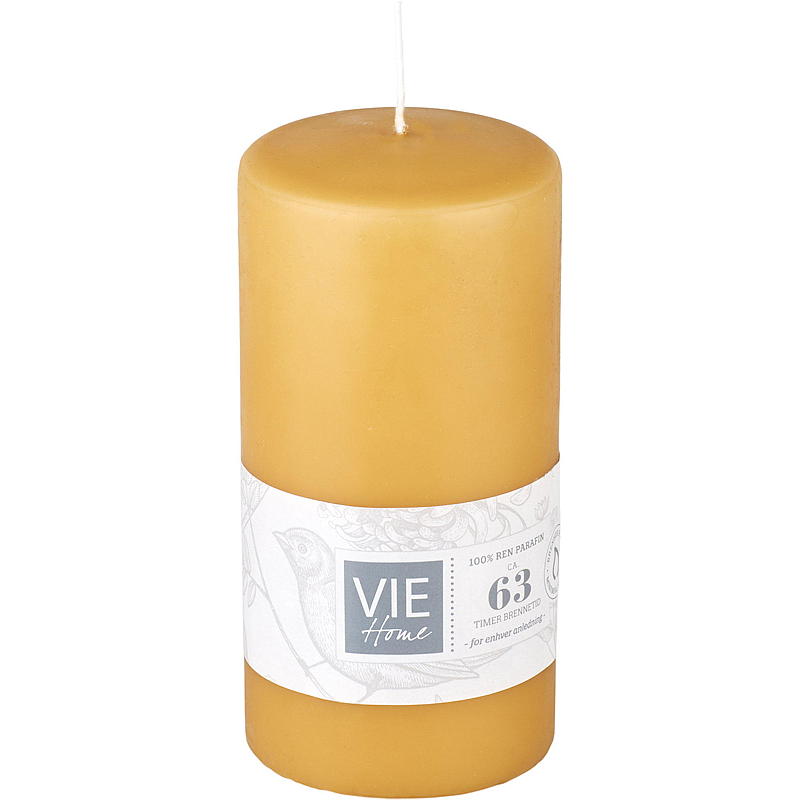 Vie Home Kubbelys 63 timer 6,8x14 cm latte