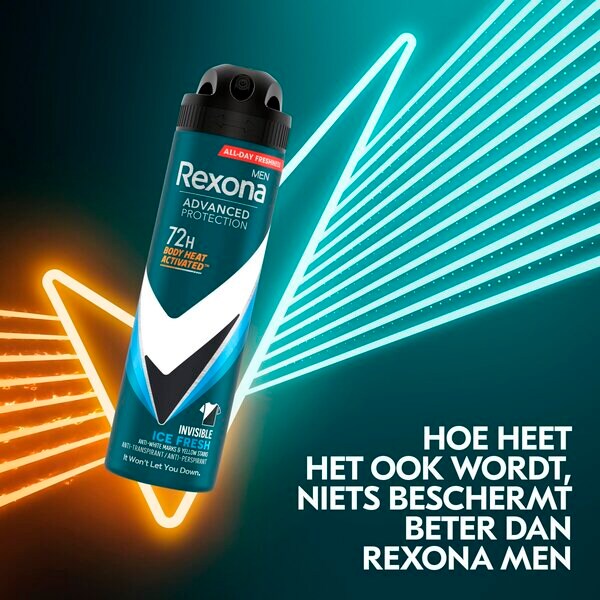Rexona Men Advanced Protection Invisible Ice antitranspiranta aerosols vīriešiem 150 ml