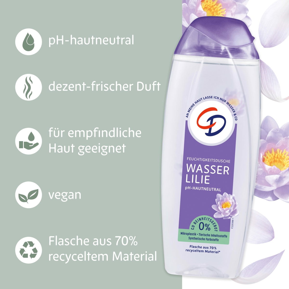Duschgel Wasserlilie, 250 ml