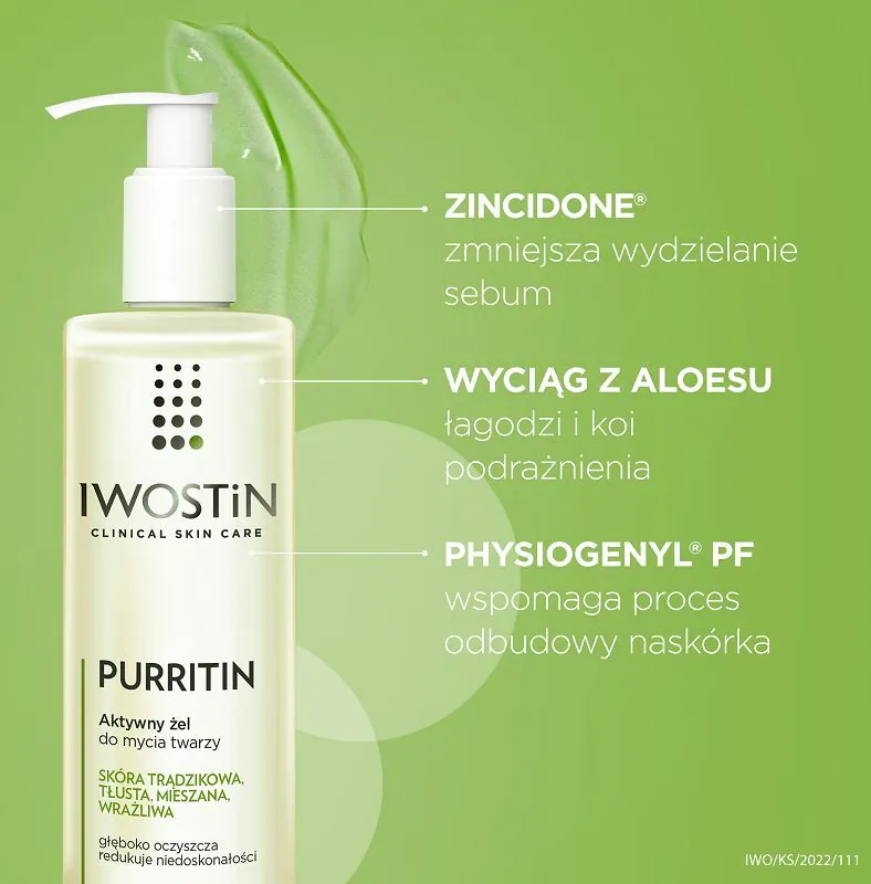 Iwostin Purritin aktivni gel za čišćenje lica