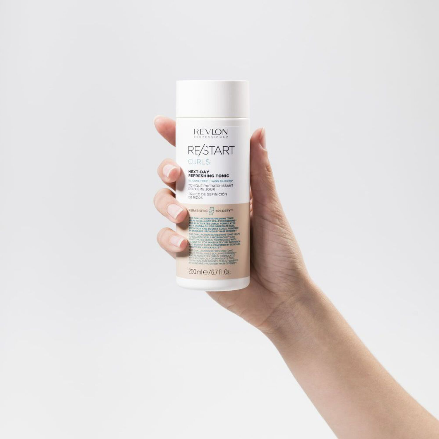 revlon professional Lotion Rafraîchissante Définitrice de Boucles RE/START CURLS - Cheveux Ondulés, Frisés et Bouclés - 200 ml