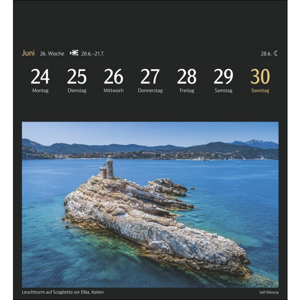 WELTREISEN POSTKARTENKALENDER 2024 - Kalender
