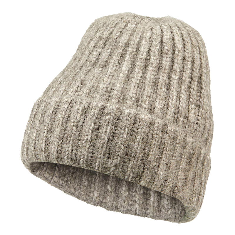 Lue mohairlook koksgrå