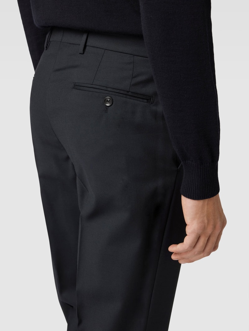 Anzughose im Regular Fit Modell 'Brad' in schwarz