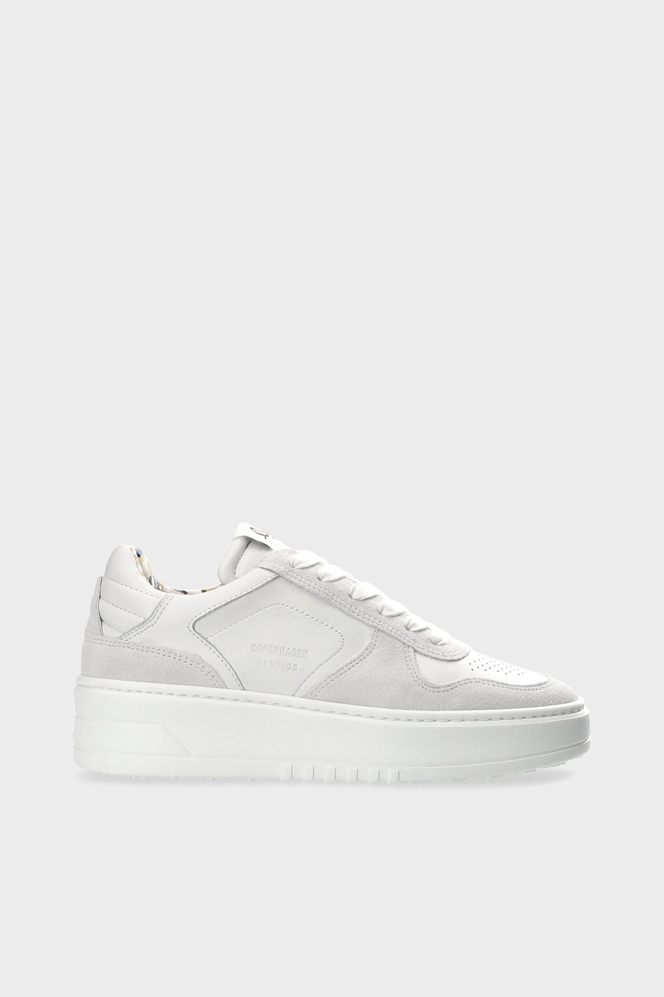 CPH X LALA BERLIN leather mix white