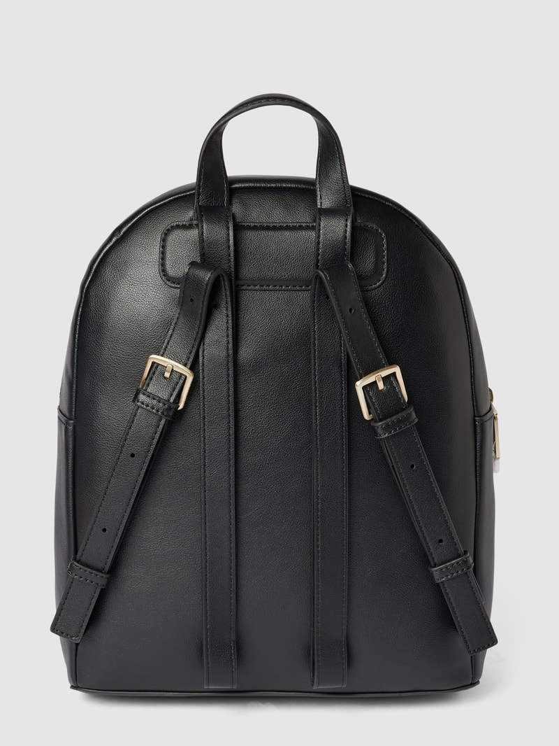 Rucksack in Leder-Optik Modell 'RE-LOCK' in schwarz