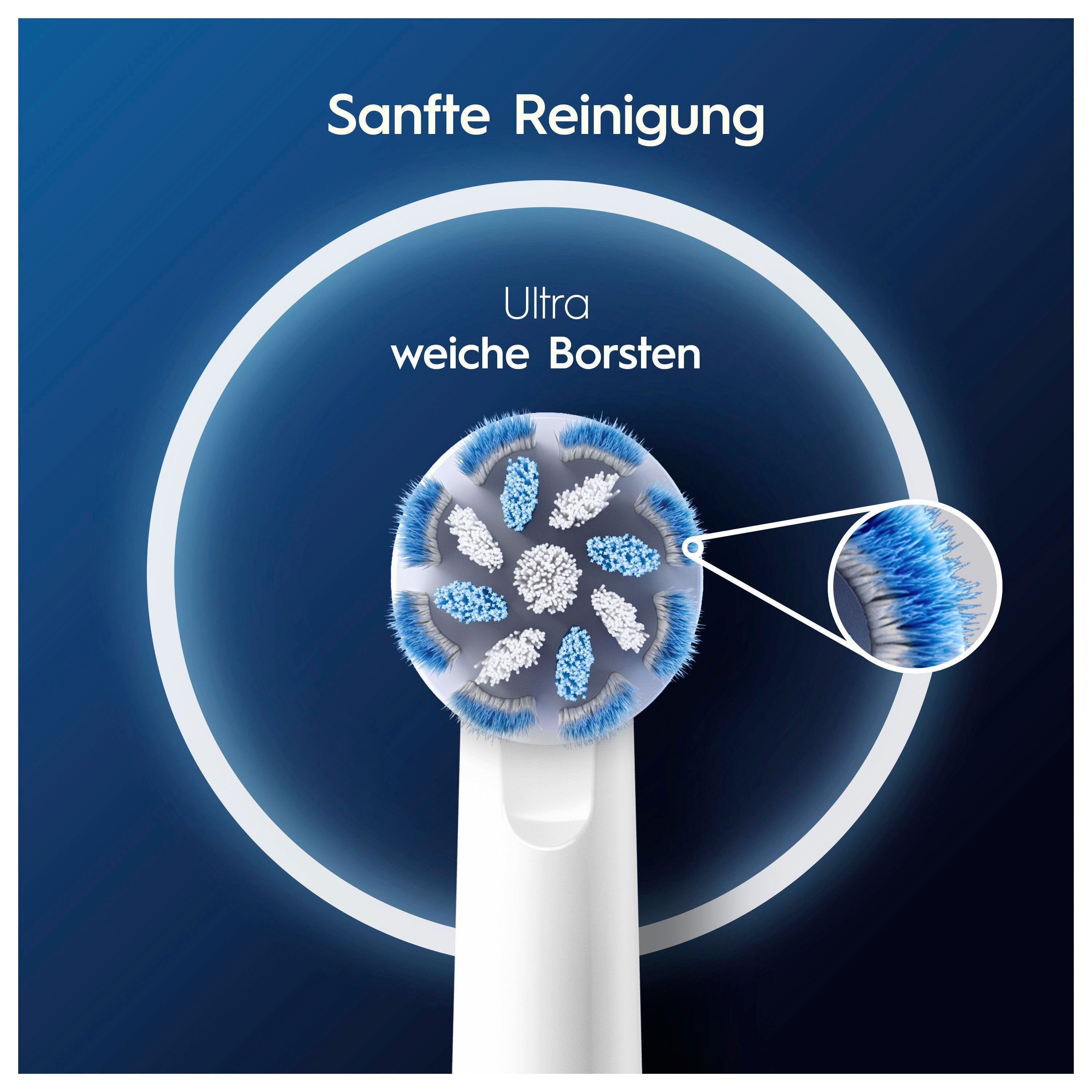 Oral-B Aufsteckbürsten Pro Sensitive Clean, X-förmige Borsten