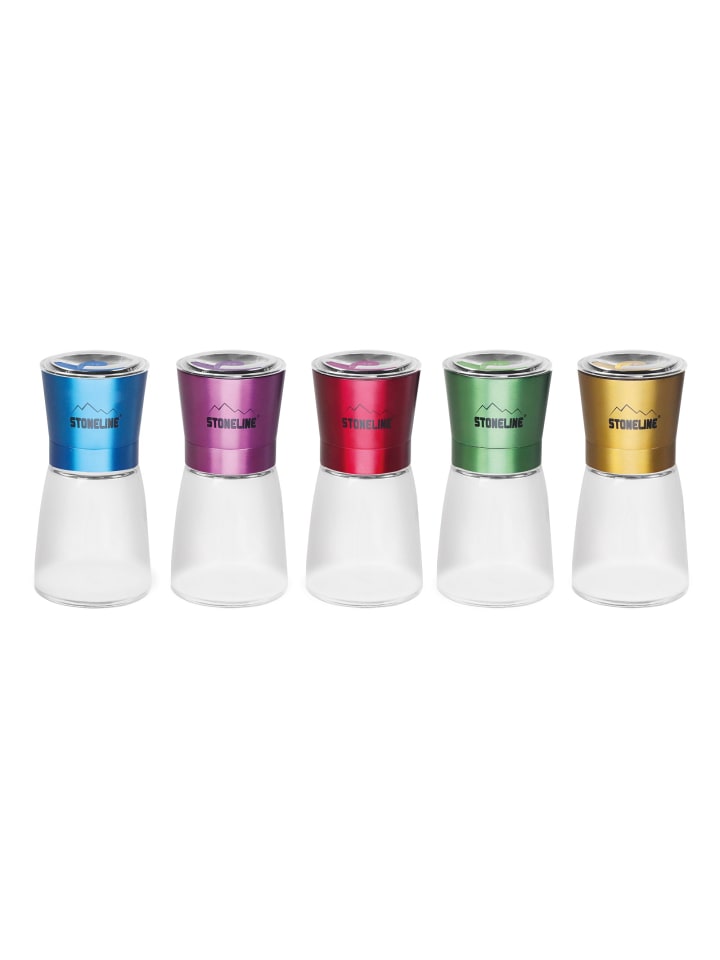Stoneline Gewürzmühlen Set 5-teilig in Mehrfarbig günstig kaufen onesize