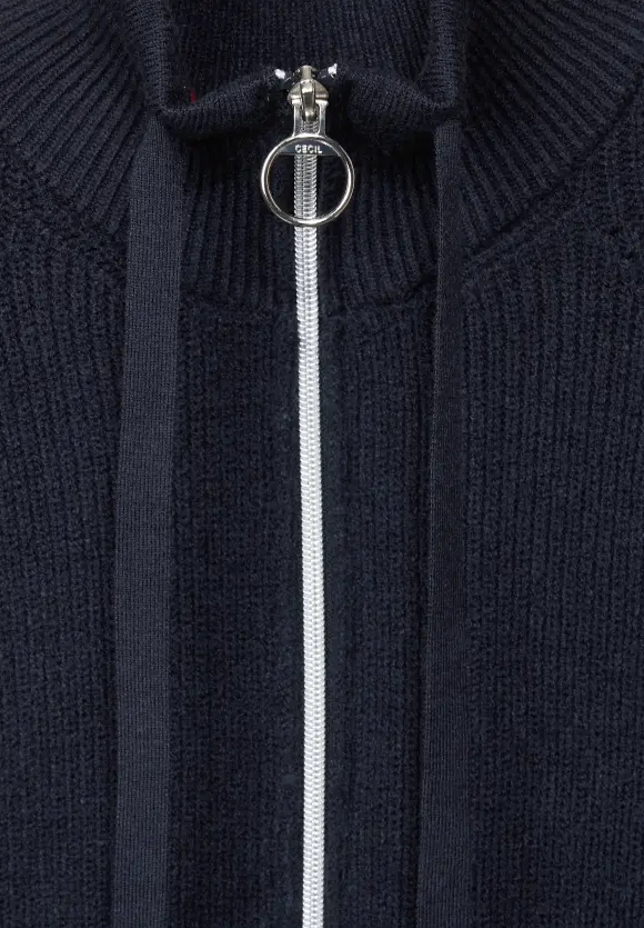 CECIL Cosy Zipper Strickweste
