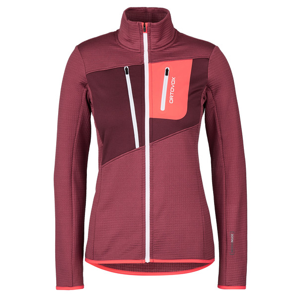 FLEECE GRID JACKET W Damen - Fleecejacke