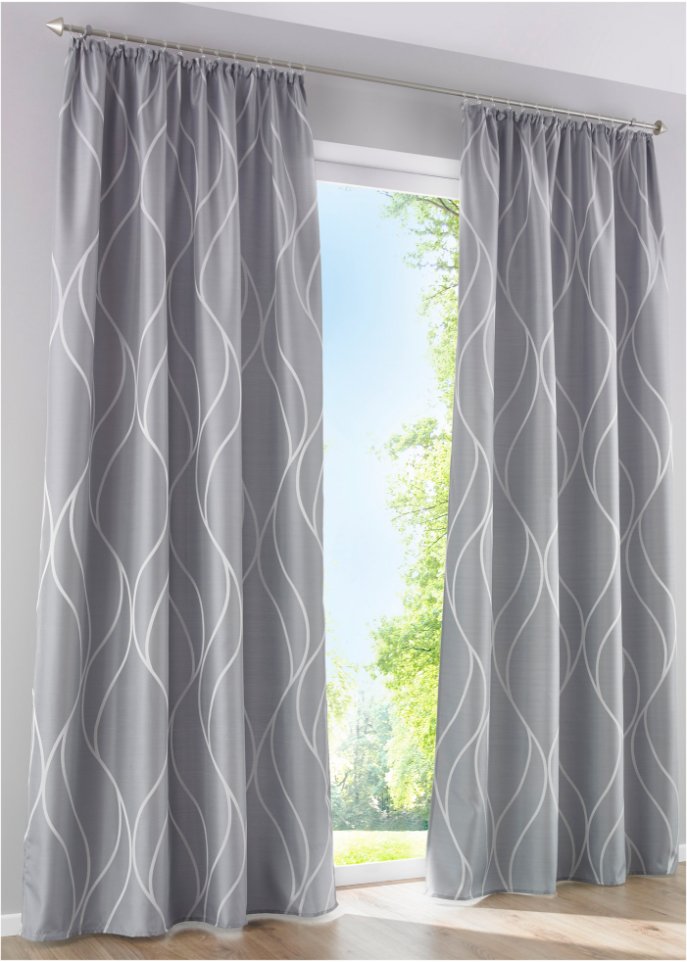 Jacquard Vorhang (1er Pack)