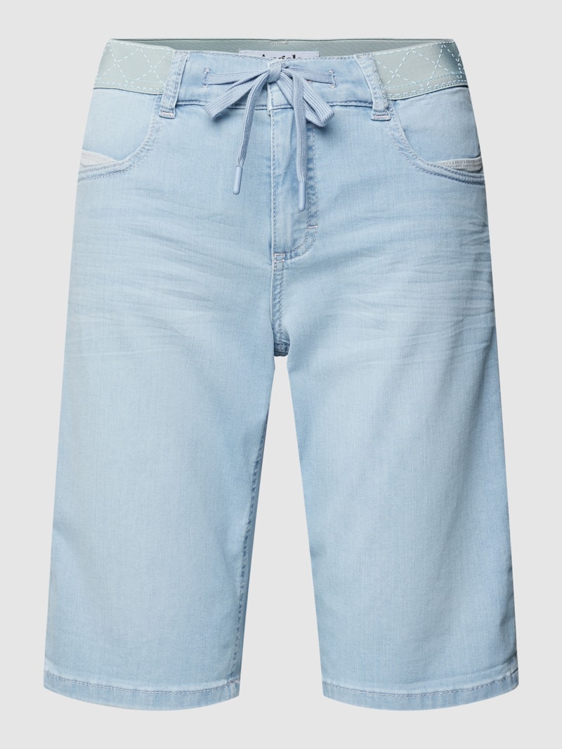 Bermudas in Denim-Optik in hellblau