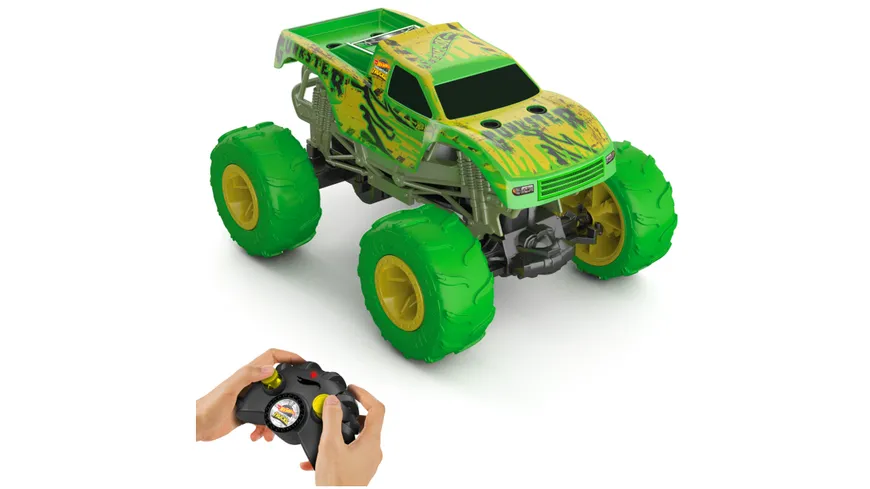 HOT WHEELS Monster Trucks 1:15 GUNKSTER ferngesteuertes Fahrzeug