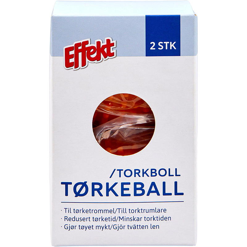 Effekt Tørkekuler 2-pk til tørketrommel, Effekt