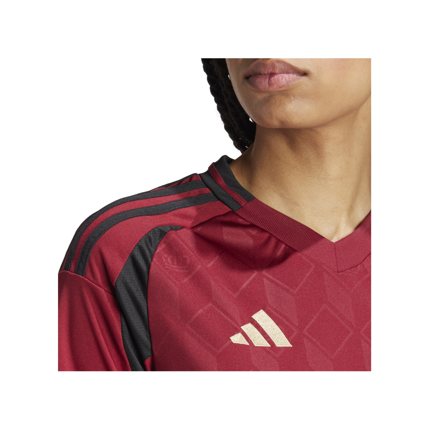adidas Belgien Trikot Home EM 2024 Damen Rot
