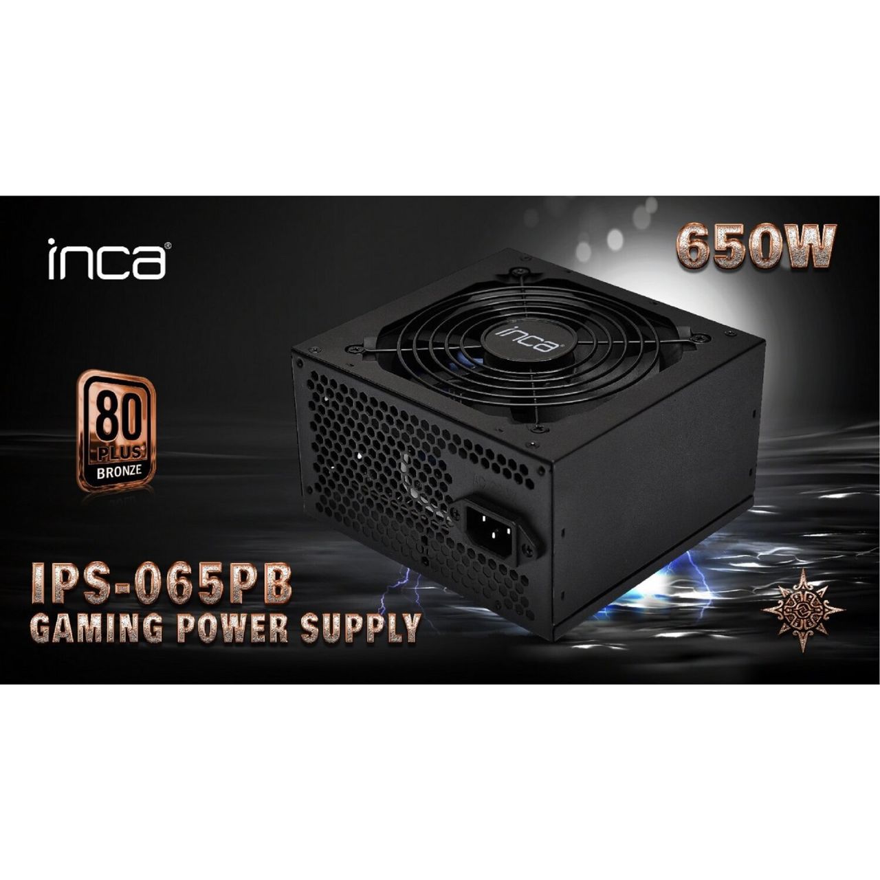 Inca IPS-650 80  BRONZE Netzteil für den PC 650W Leistung