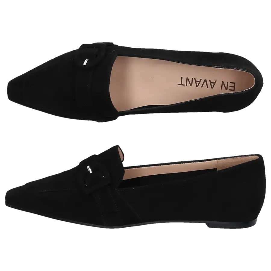 EN AVANT - Ballerinas X211007 Veloursleder - schwarz