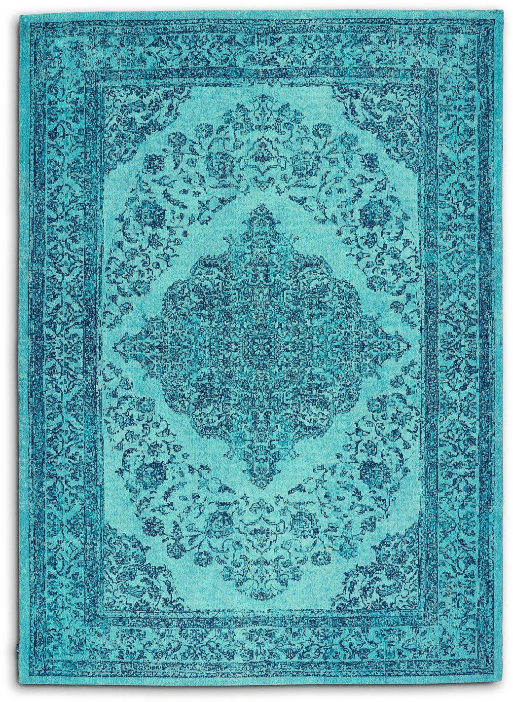 Teppich Bordüre, GALLERY M branded by Musterring, rechteckig, Höhe: 5 mm, Flachgewebe, Chenille, Wohnzimmer