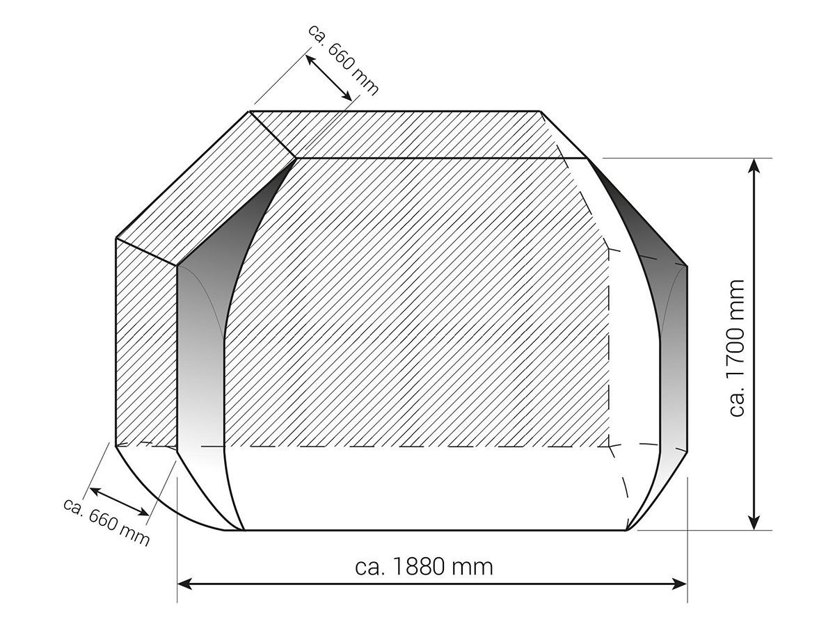Hindermann Basic ZWOO 4 Fahrradschutzhülle