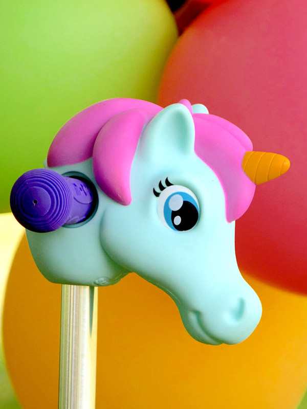 Tête de trottinette licorne mint