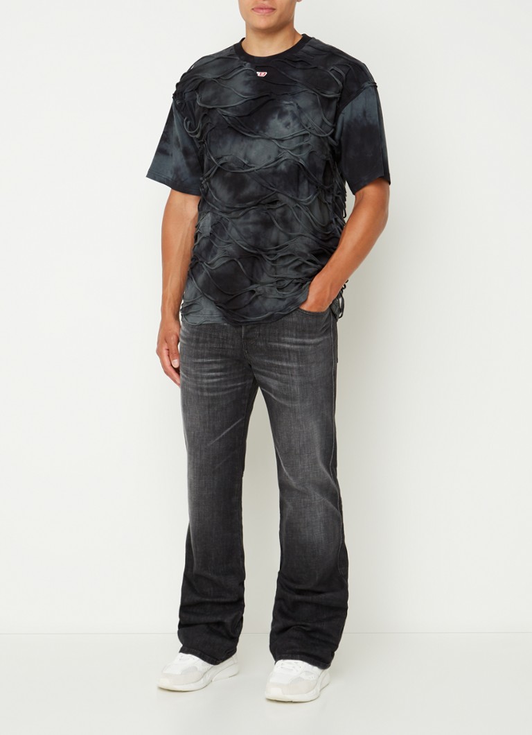 Diesel T-boxette T-shirt with tie-dye design