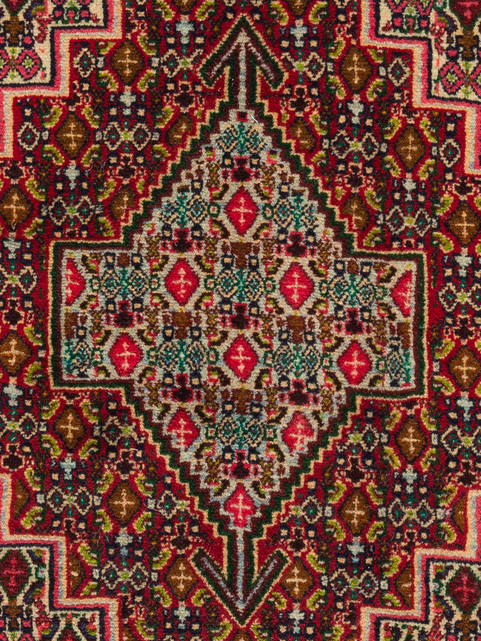 Senneh ca. 128 x 160 cm, Unikat / Einzelstück