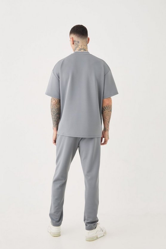 Tall Oversize Scuba T-Shirt & Jogginghose