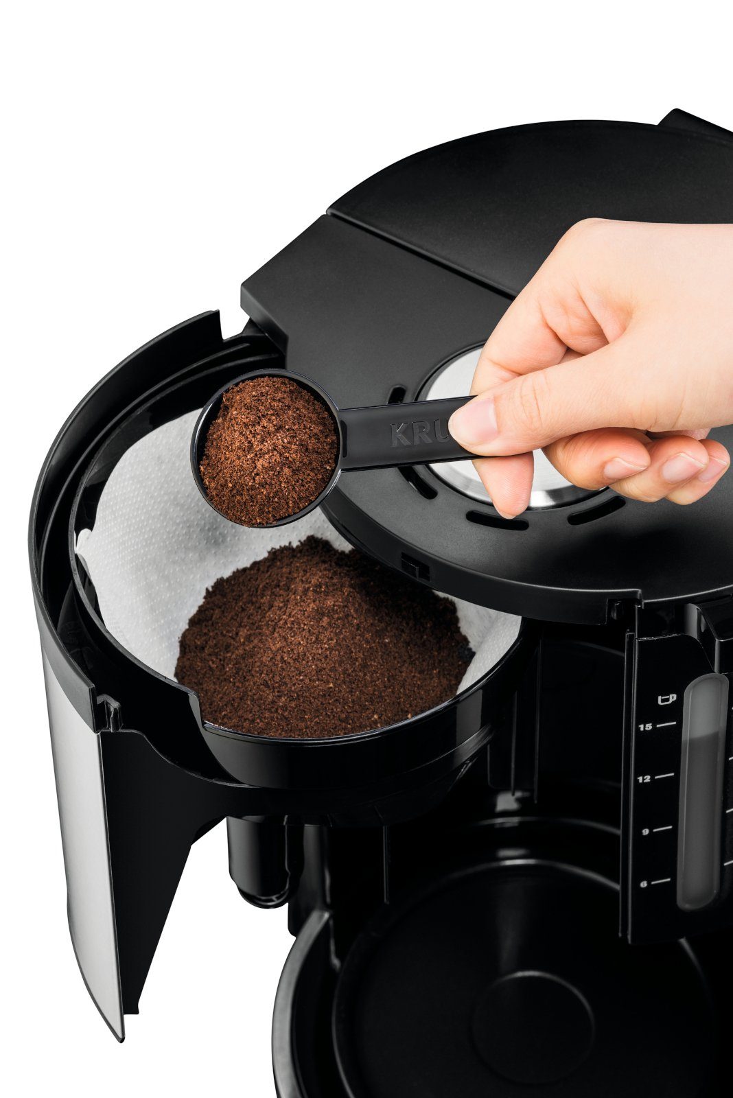 Krups Filterkaffeemaschine ProAroma Plus KM3210 1,2 Liter, mit Glaskanne
