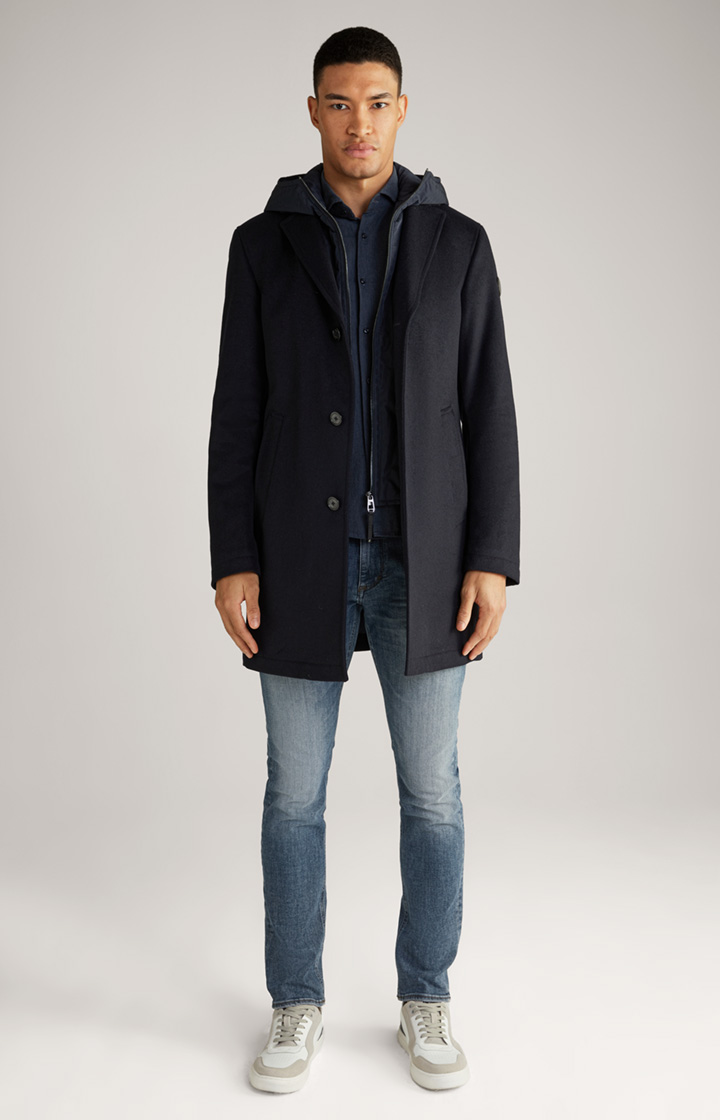 Cornflower-Mantel Mailor in Navy