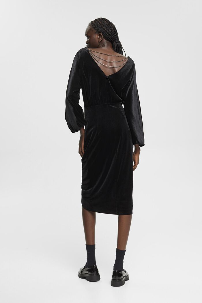Midikleid aus Samt