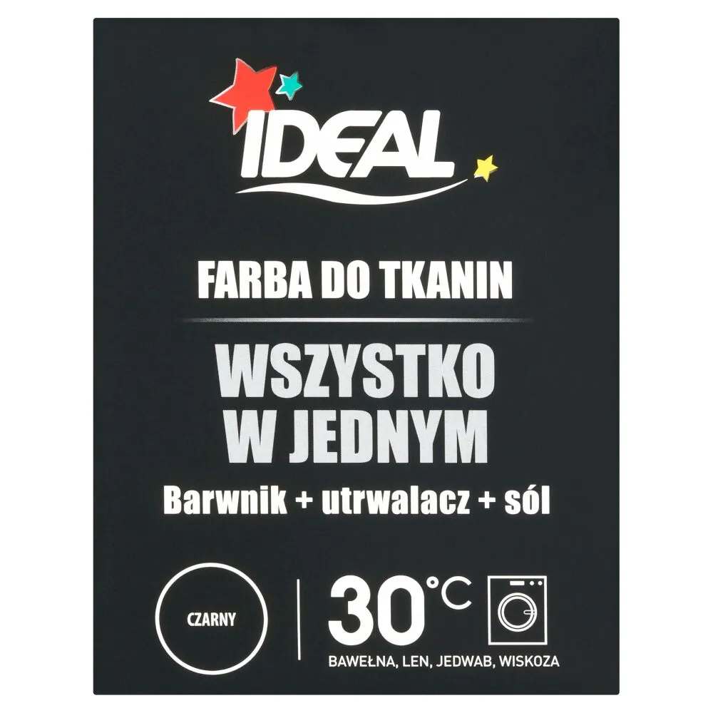 Ideal tekstilmaling sort