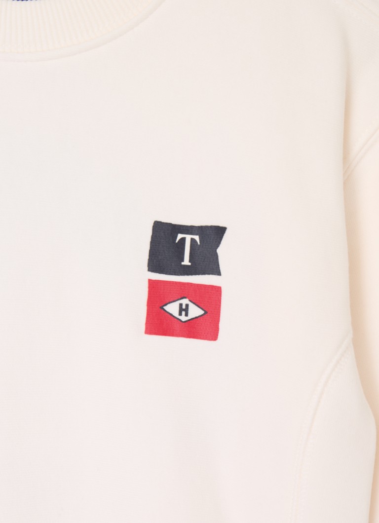 Pulover Tommy Hilfiger cu logo brodat