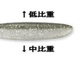Isca artificial Keitech Shad Impact Finesse Soft de 10 cm (8 unidades)