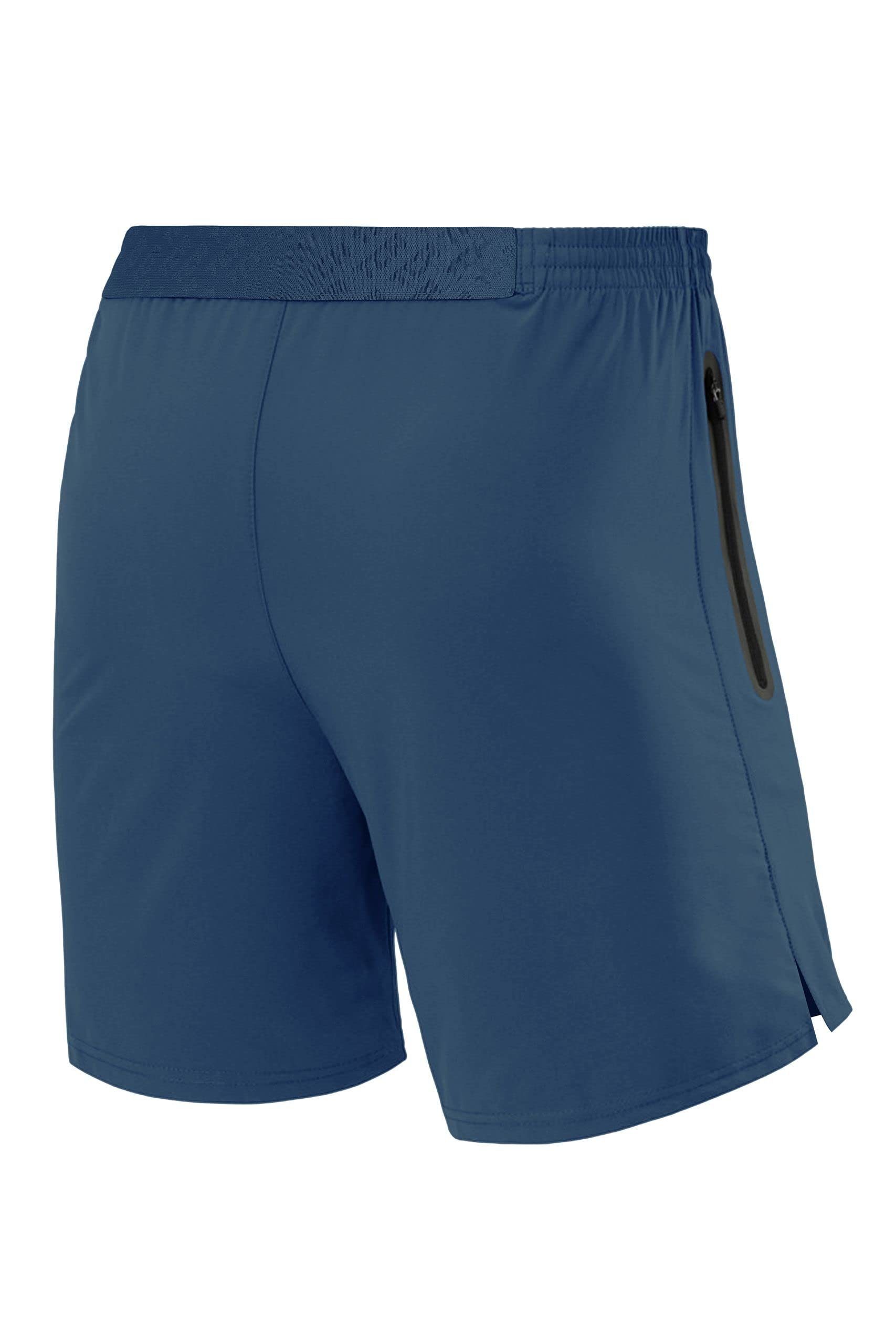 TCA 3/4-Hose TCA Herren Elite Tech Gymshorts - Hellblau, XS