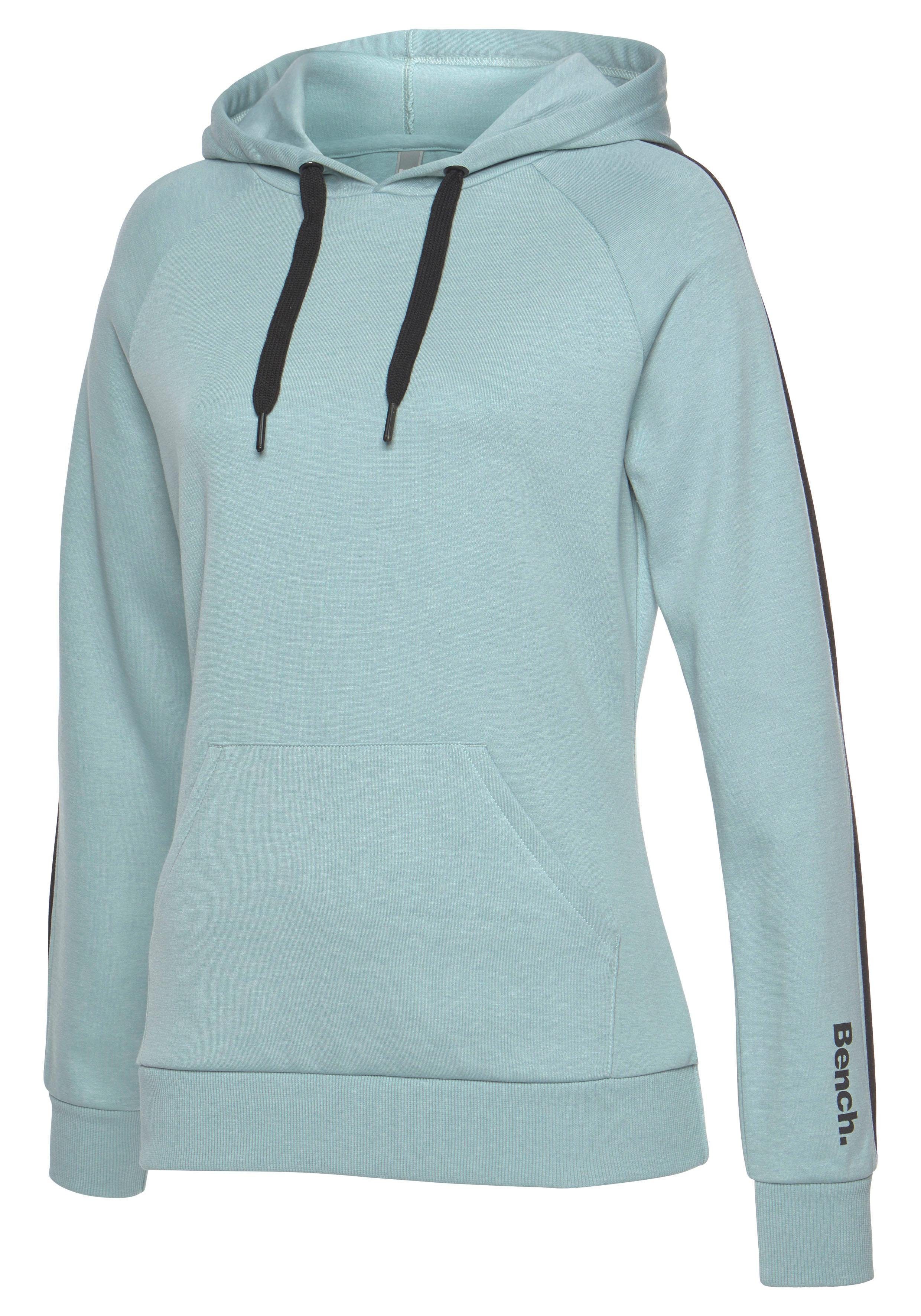Bench. Loungewear Kapuzensweatshirt mit Seitenstreifen und Kängurutasche, Loungeanzug, Hoodie
