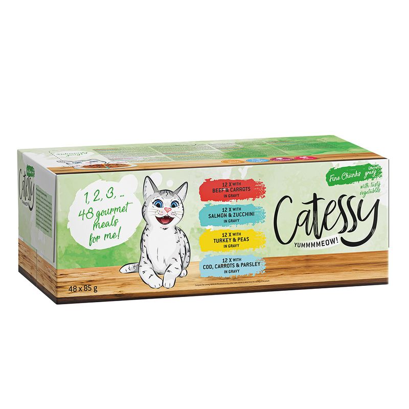 Catessy Delikatess-Häppchen mit Gemüse in Sauce Mix