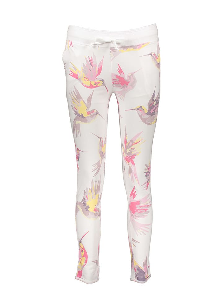 Juvia Sweathose in Weiß/ Rosa günstig kaufen