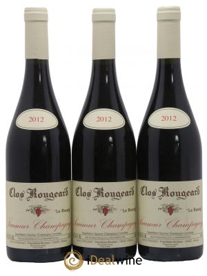 Saumur-Champigny Le Bourg Clos Rougeard  2012 - Lot de 3 Bouteilles