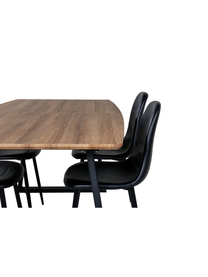 ebuy24 Essgruppe Inca 33 Schwarz 85 x 160 cm günstig kaufen onesize