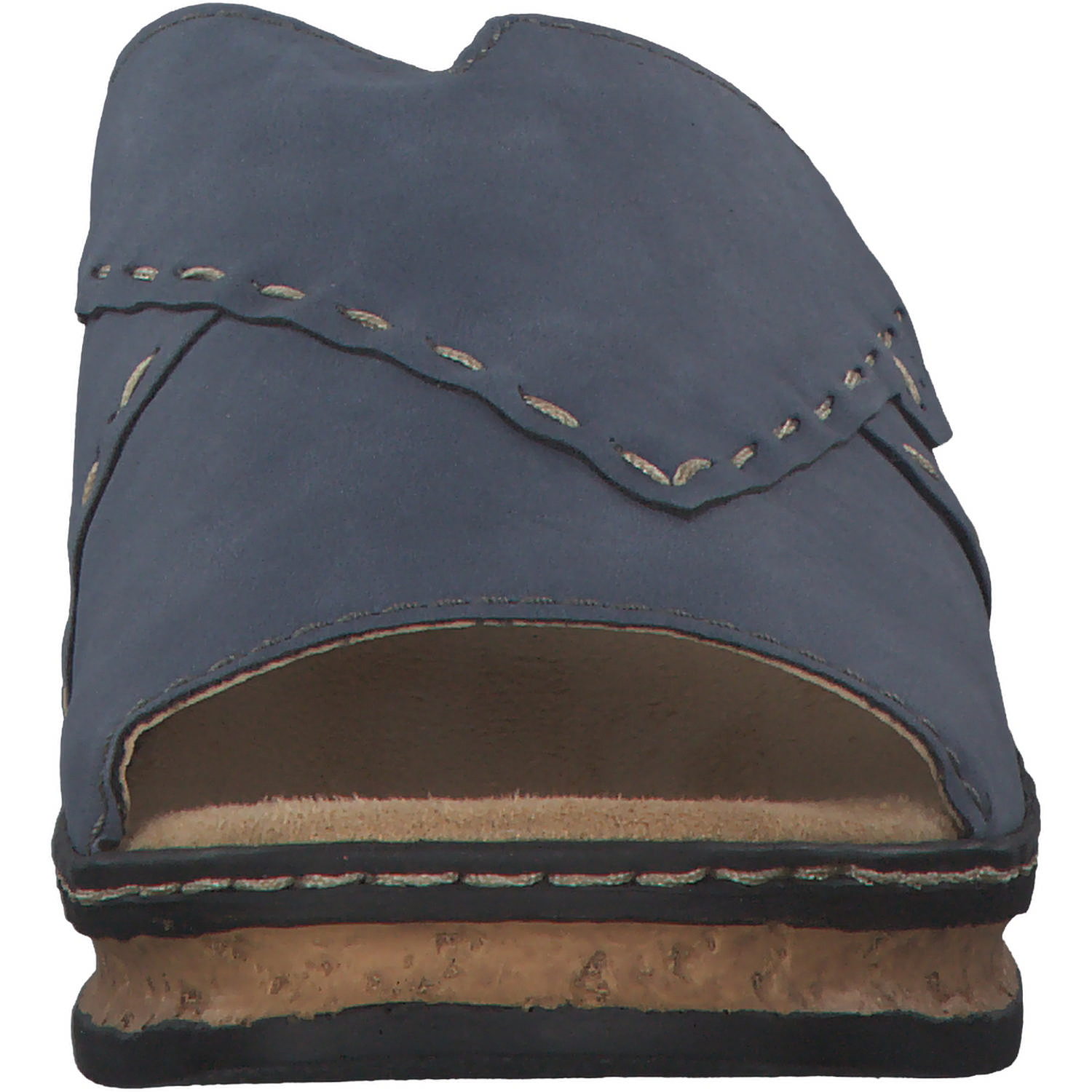 Rieker 62987, Plateau-Pantoletten, Damen, lightblue