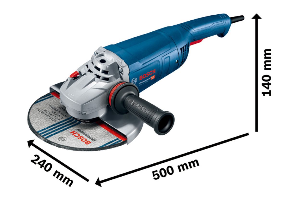 Bosch Blue 06018C130A GWS 22-230 J + GWS 7-125 Vinkelslipersett 230 mm og 125 + diamantskiver