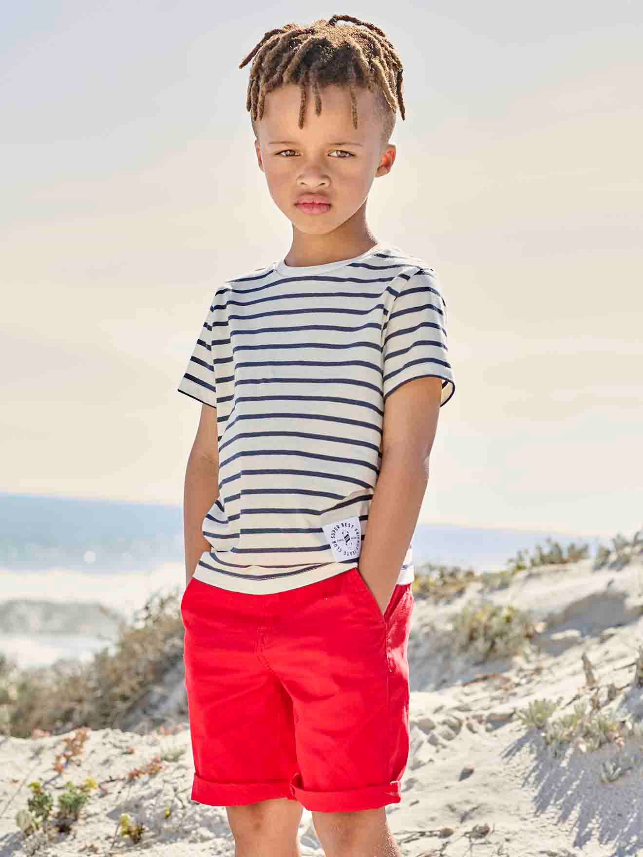 Vertbaudet Jungen Chino-Shorts Oeko-Tex - beige