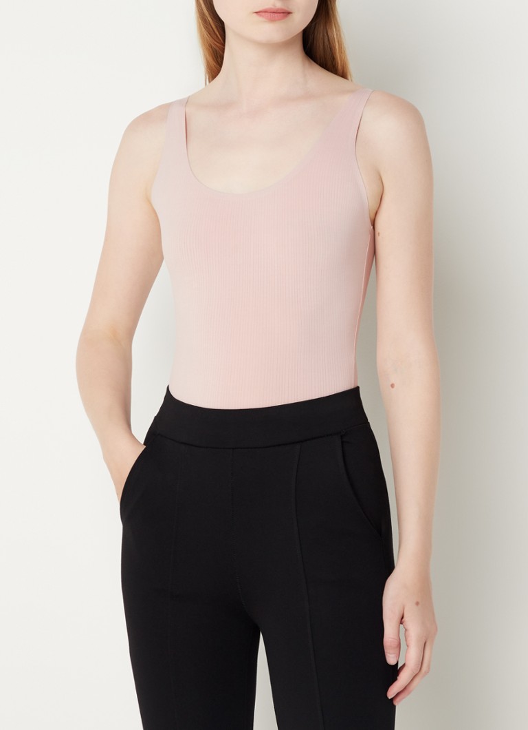 Wolford Beauty Cotton sleeveless thong bodysuit
