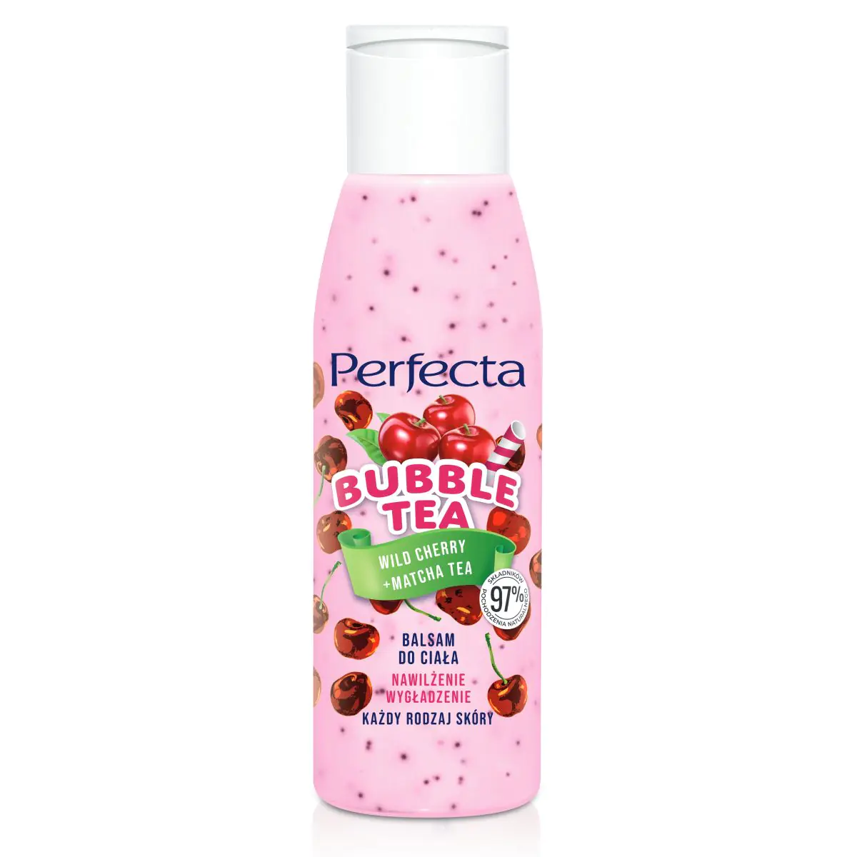 „Perfecta Bubble Tea“ kūno balzamas „Laukinių vyšnių mini“