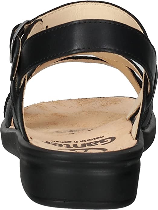 GANTER Klassische Sandalen schwarz