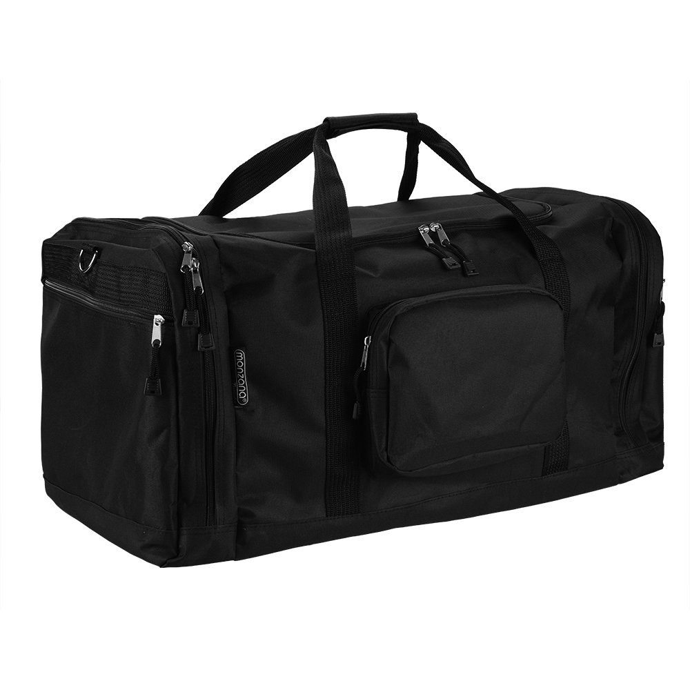 monzana Reisetasche (1-tlg), 90L 70x35x35cm Schultergurt Pad Abnehmbar Verstellbar Front &