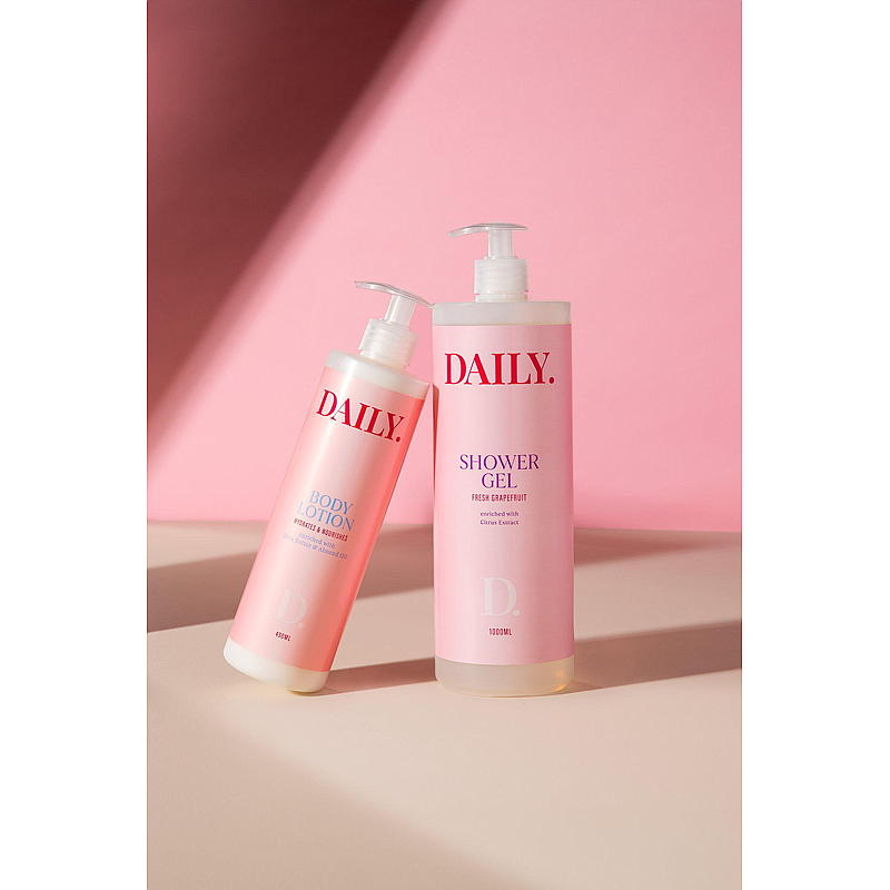 Shower gel 1000 ml Fresh grapefruit Daily