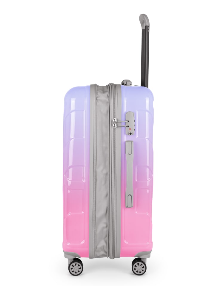 suitline mittelgroßer Hartschalen-Koffer Check-In Reisekoffer TSA 68L in Sakura günstig kaufen M