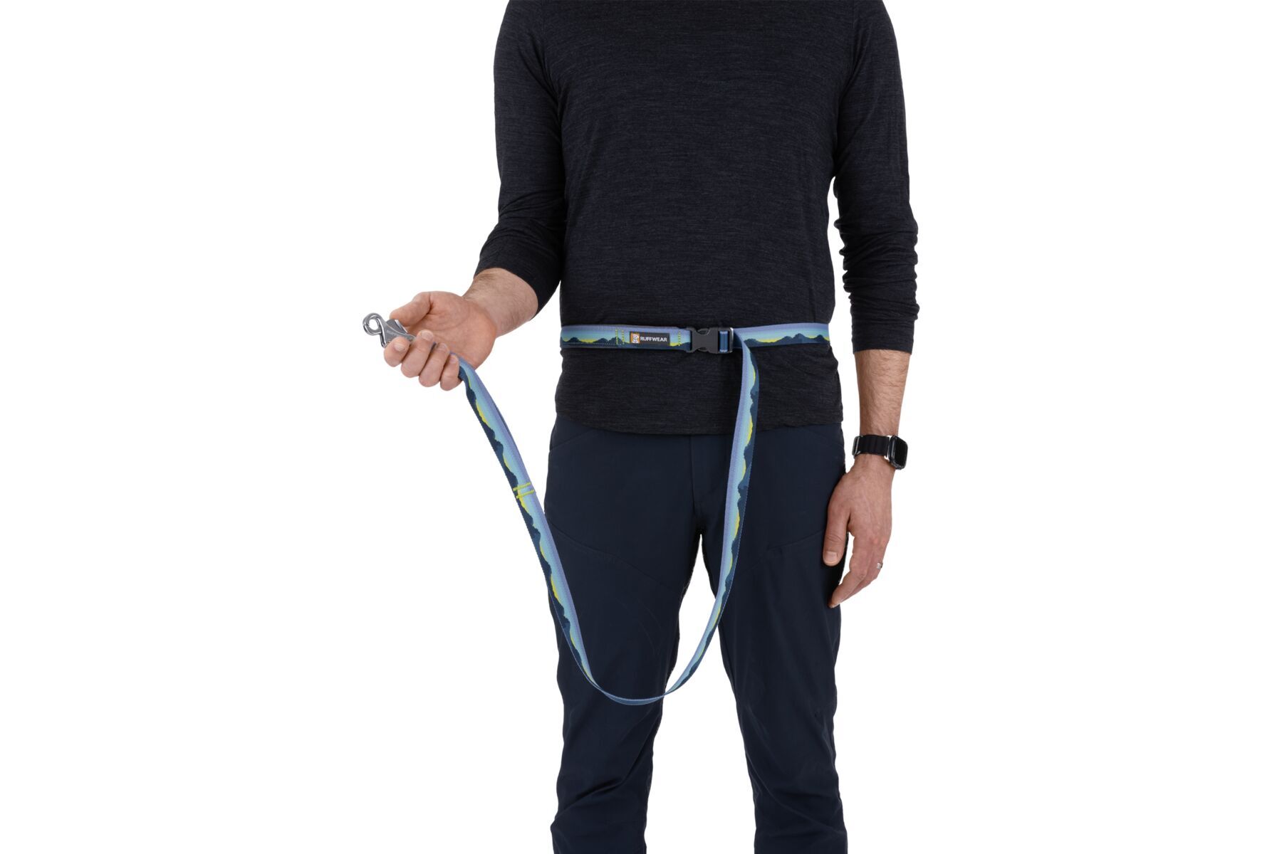 Ruffwear Hundeleinen Ruffwear Reflektierende Hundeleine Crag™ blau/ türkis/ gelb
