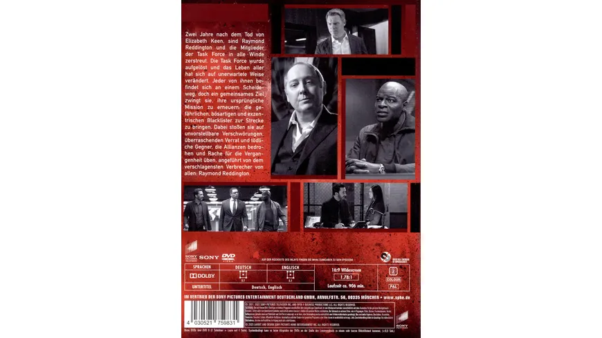 The Blacklist - Die komplette neunte Season  [5 DVDs]